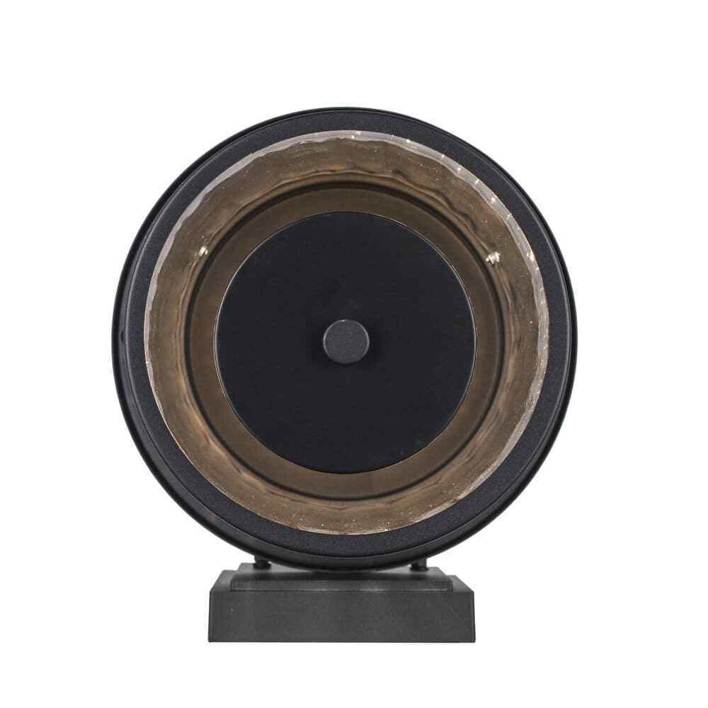 Bel Air Lighting Carmel 3-Light Black Outdoor Wall Light Fixture w/ Clear Glass