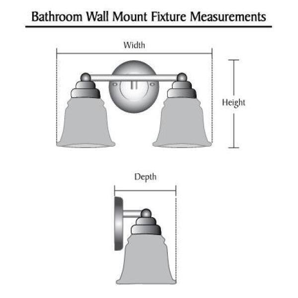 Aspen Creative Corporation 1-Light Chrome Vanity Light with Frosted Glass Shade