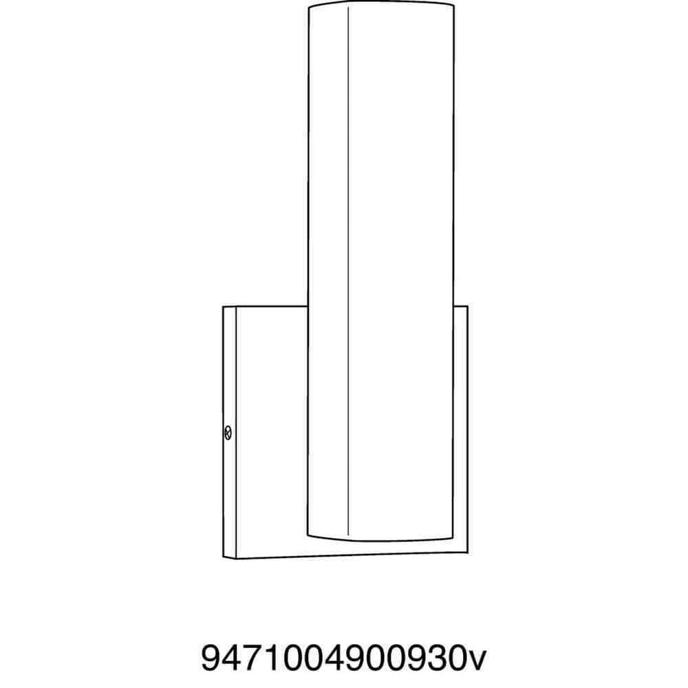 Progress Lighting Beam 16-Watt Brushed Nickel Integrated LED Sconce