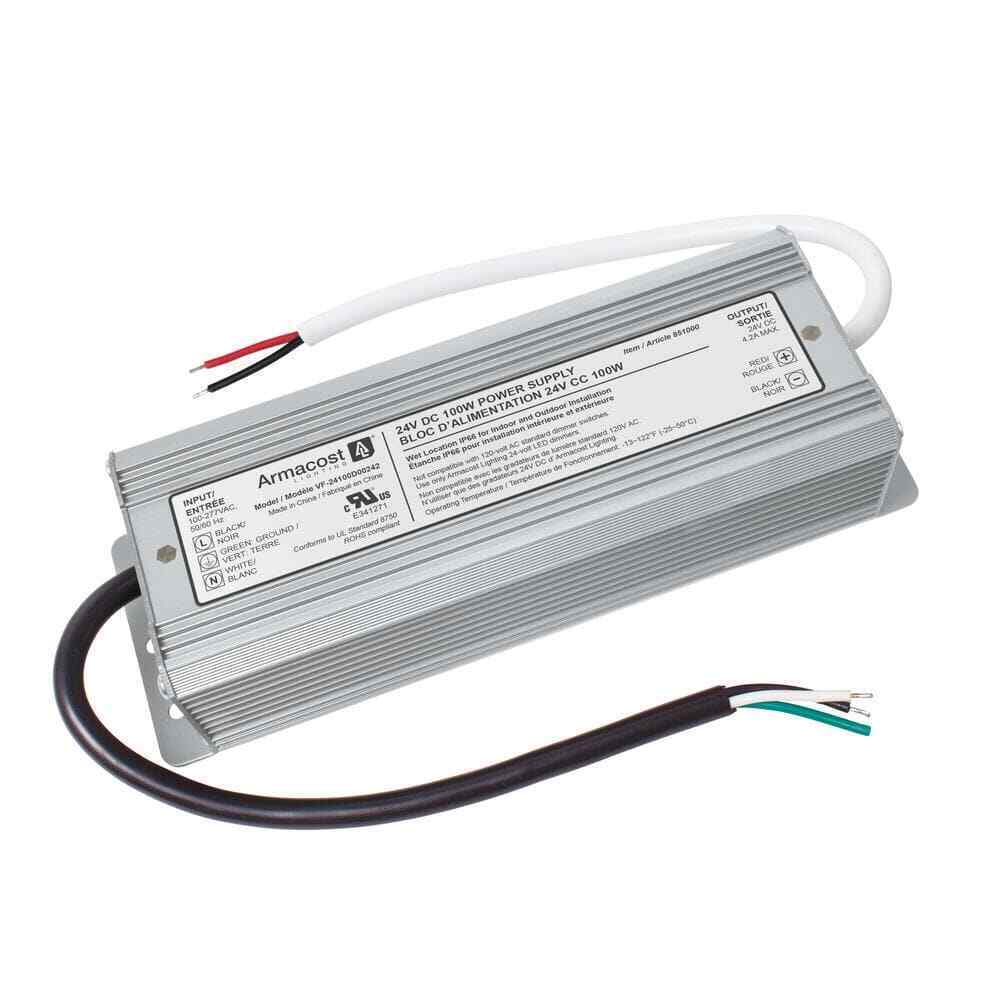 Armacost Lighting 100-Watt 24-Volt DC Transformer Standard Power Supply 851000