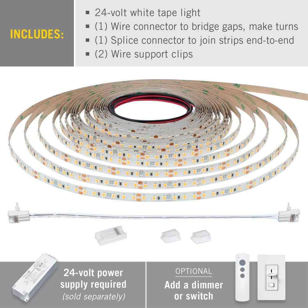 Armacost Lighting RibbonFlex Pro 32.8 ft.LED Tape Light Soft White 2700K