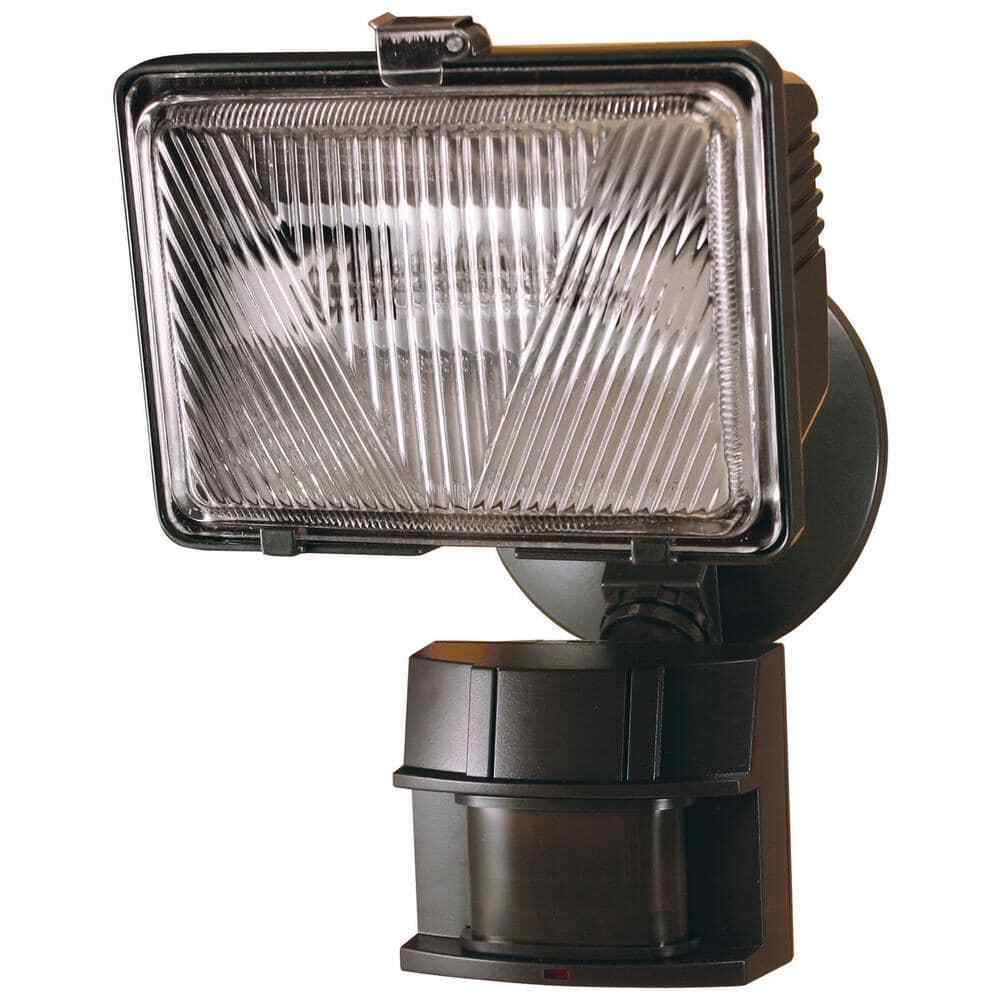 Heath Zenith 250 Watt 180 Degree Motion Sensor Bronze Outdoor Flood Light