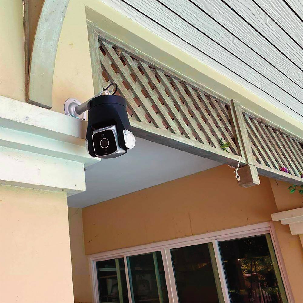 CLEER Ares Pro Biometric Auto Tracking Outdoor PTZ Security Camera in Black