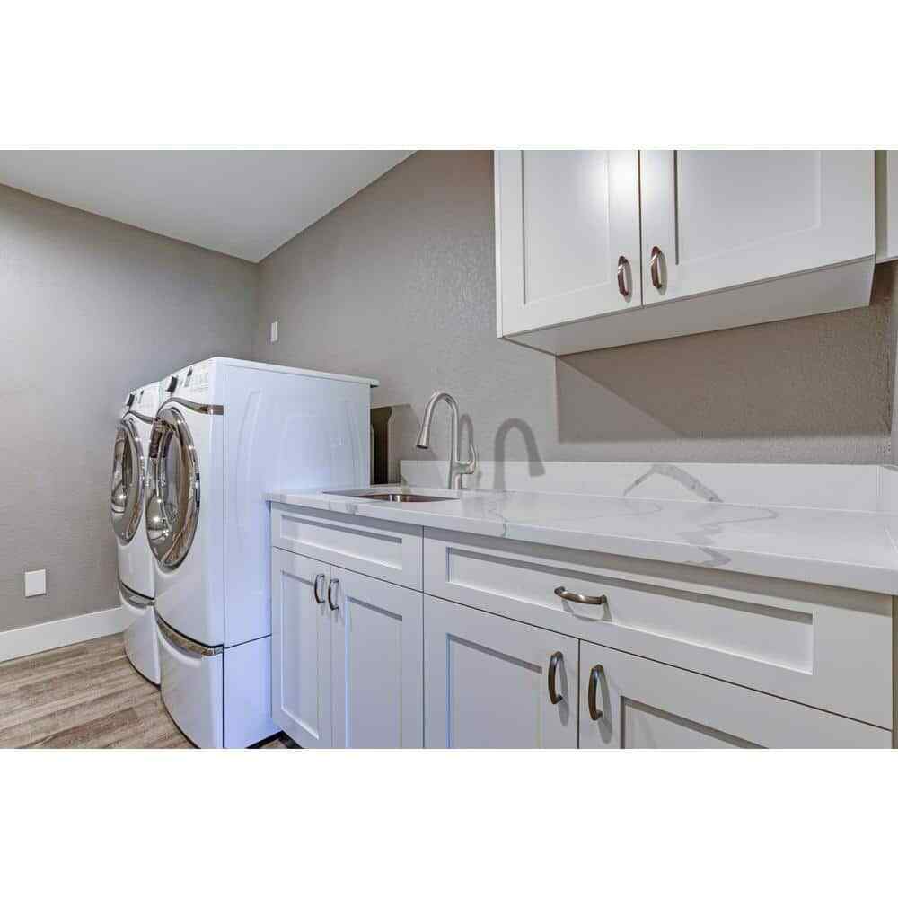Glacier Bay Clare Single-Handle Pull-Down Laundry Utility Faucet Stainless Steel