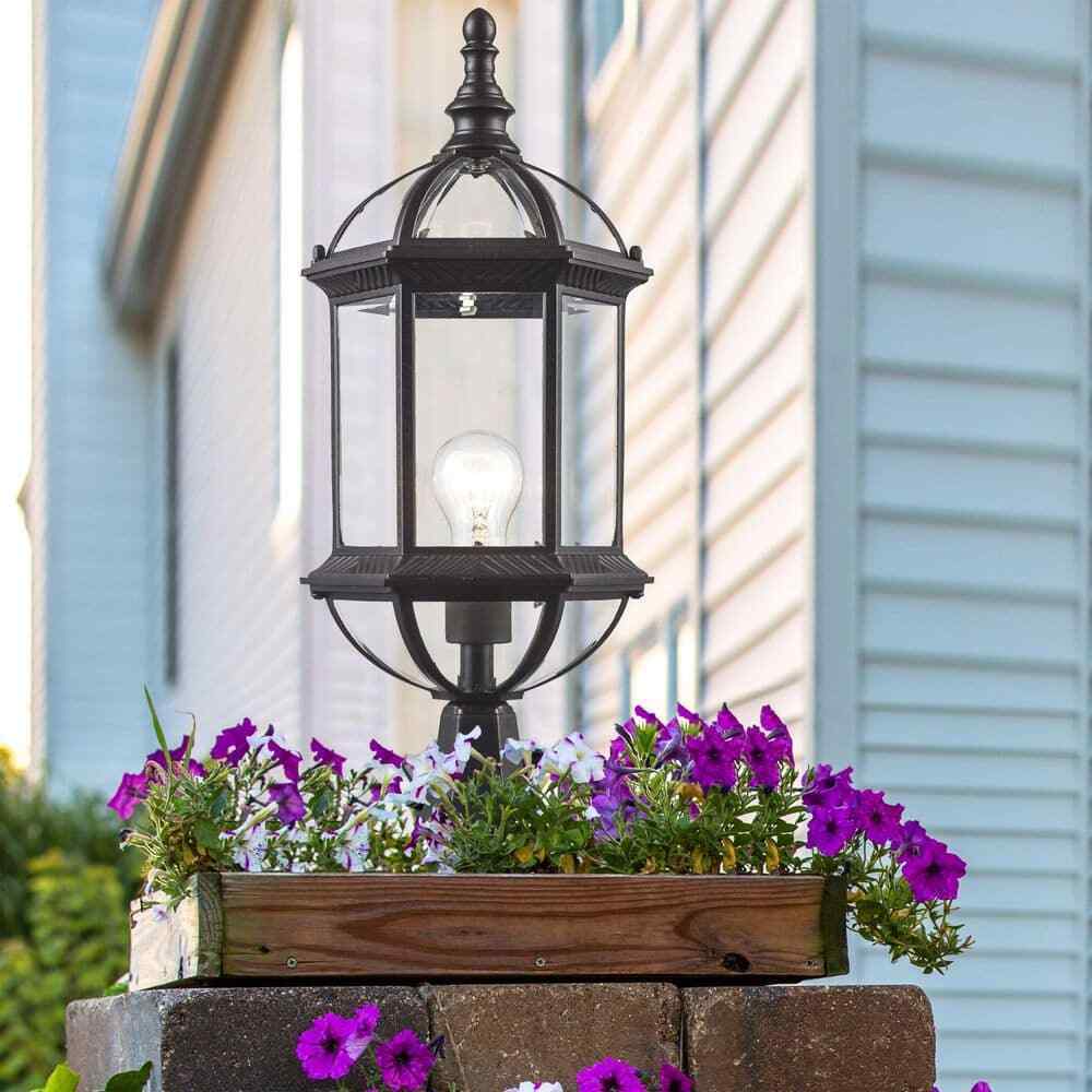 Bel Air Lighting Wentworth 20.75 in. 1-Light Outdoor Lamp Post Light Fixture