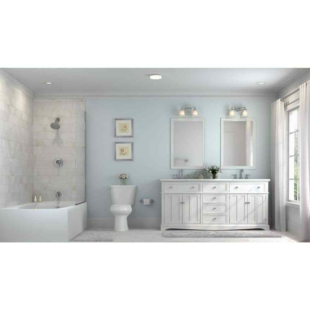 Commercial Electric 7 in. Low Profile LED Flush Mount Ceiling Light Fixture