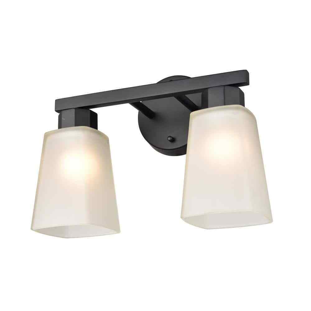 Millennium Lighting Coley 13.5 in. 2-Light Matte Black Vanity Light