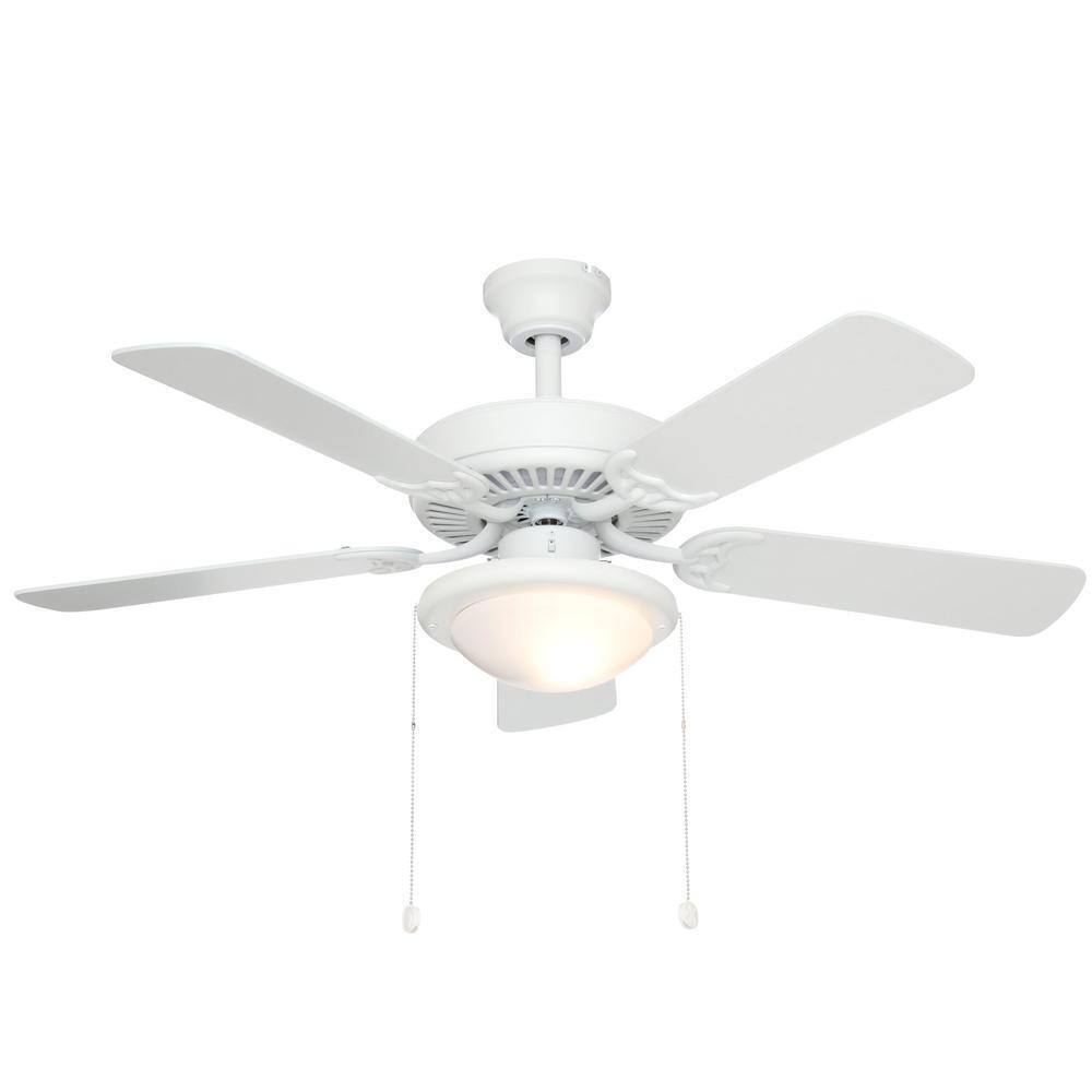 Trice 44 in. LED Matte White Ceiling Fan YG269AP-MWH