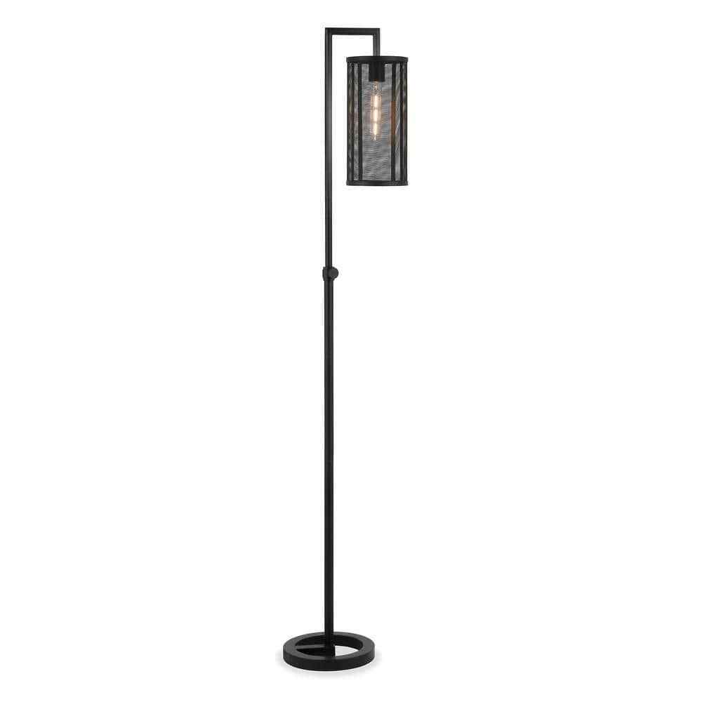 Meyer&Cross Parthen 69-1/2 in. Blackened Bronze Floor Lamp