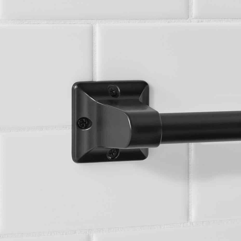 Glacier Bay 16 in. x 7/8 in. Exposed Screw Assist Bar in Matte Black