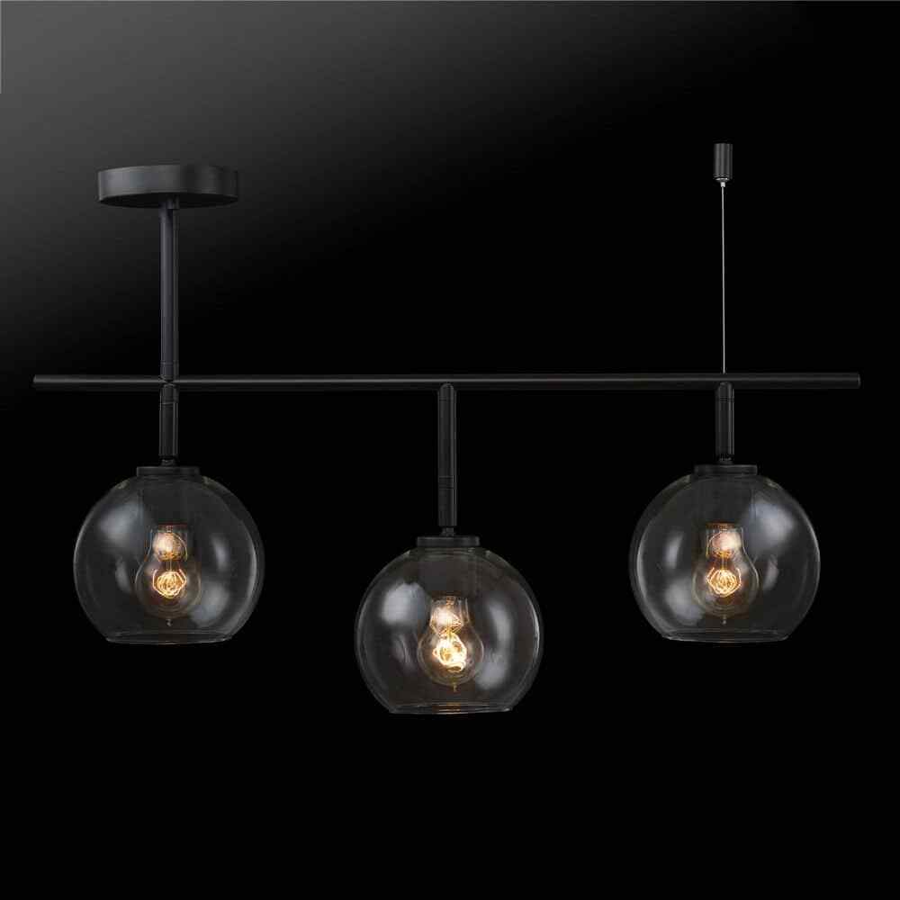 Globe Electric 2.3 ft. 3-Light Matte Black Fixed Track Lighting Kit 91002804