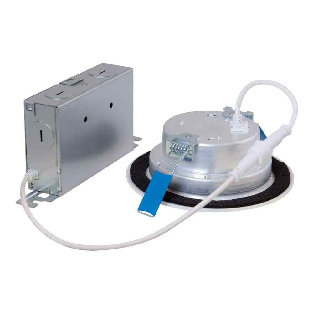 HALO LTDM Series 4" Canless IC Rated Dimmable Integrated LED Recessed Light Trim