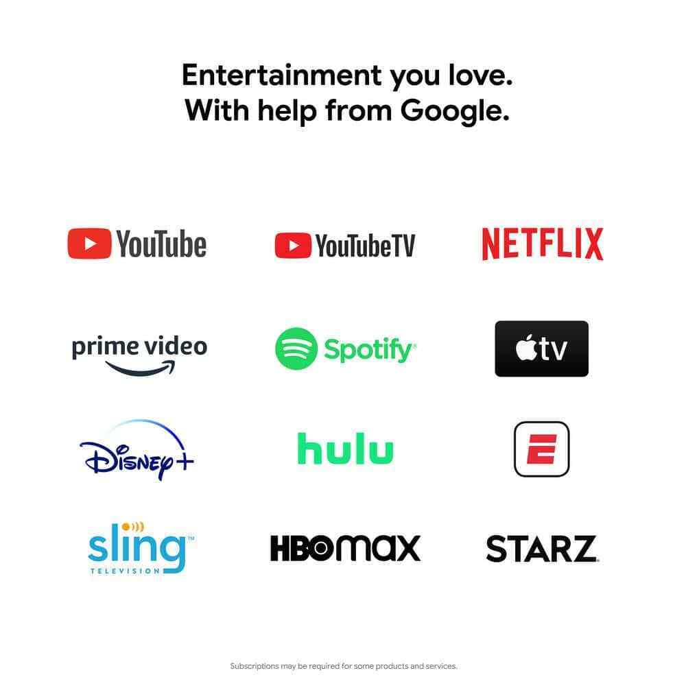 Google Chromecast with Google TV - Streaming Entertainment in 4K HDR - Snow
