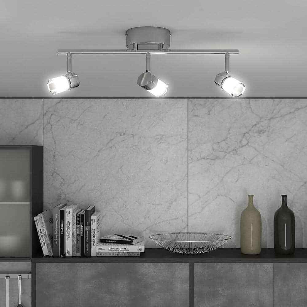 Artika Vars 2 ft. 3-Light Steel Integrated LED Track Lighting Kit
