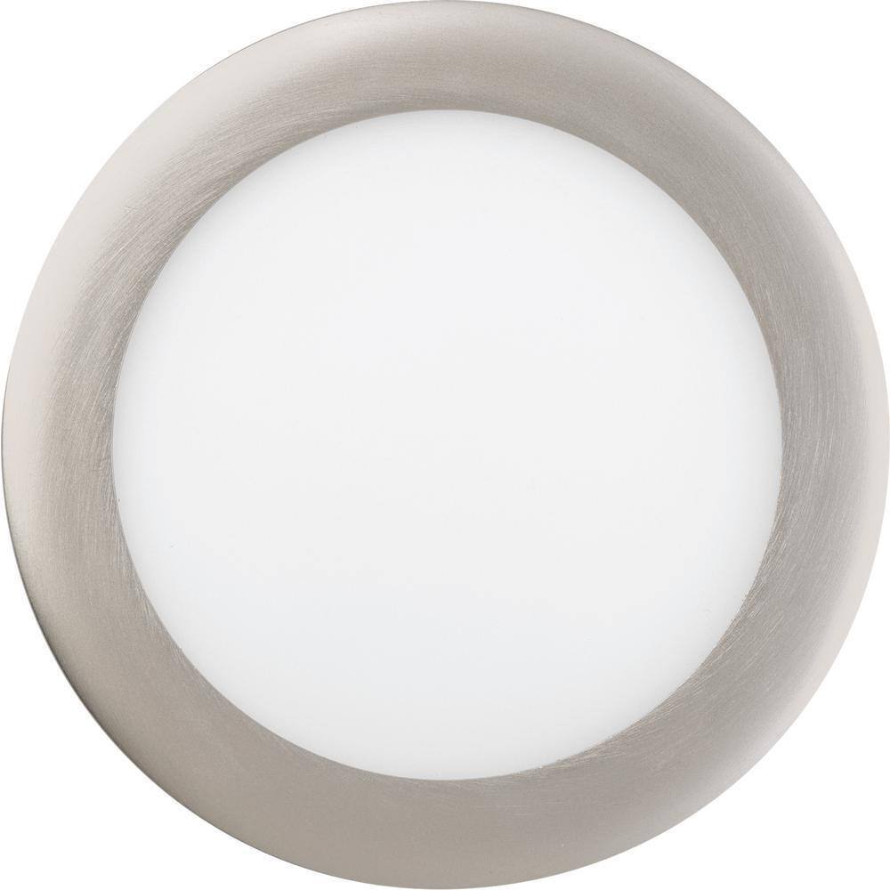 Juno 6 in. Selectable CCT Integrated LED Brushed Nickel Recessed Light Trim