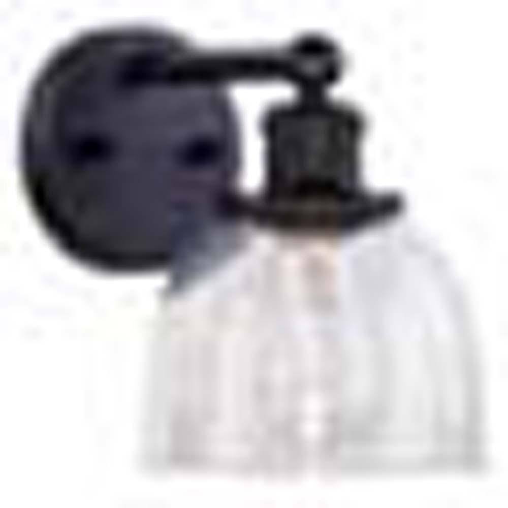 Home Decorators Evelyn Matte Black Indoor Wall Sconce