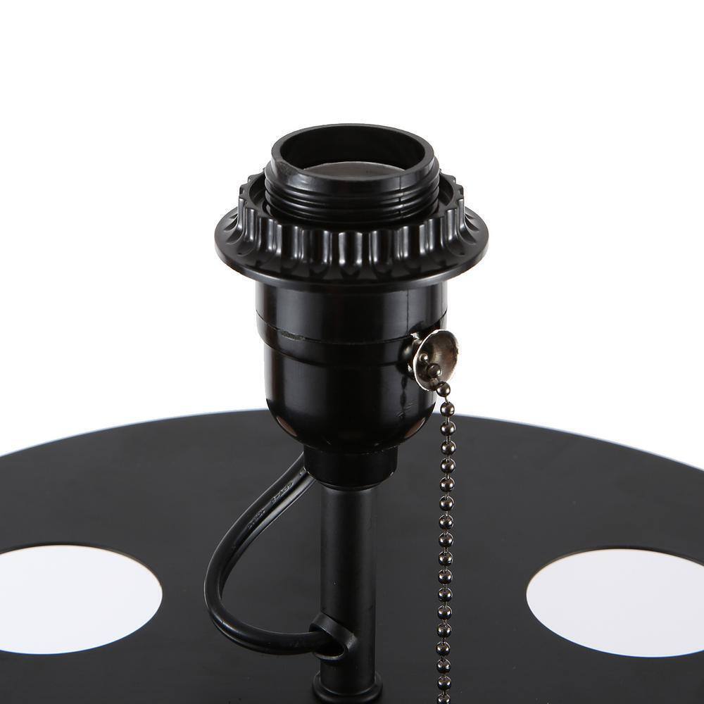 Cedar Hill 63 in. Black Bookshelf Lamp w/ 2 USB Ports