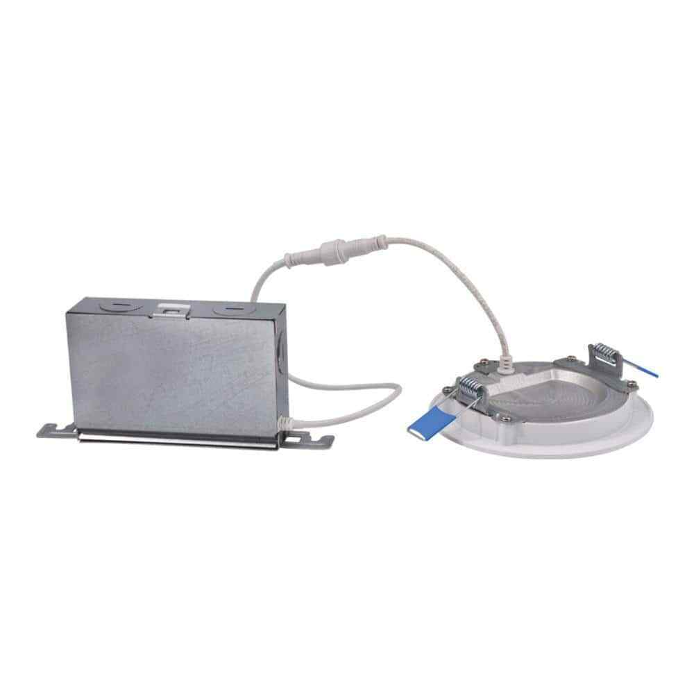 HALO HLBSL 4 in. Color Selectable New Construction or Remodel Canless LED Kit