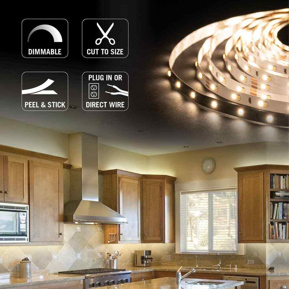Armacost Lighting RibbonFlex Home 16 ft. LED Tunable White Tape Light Kit