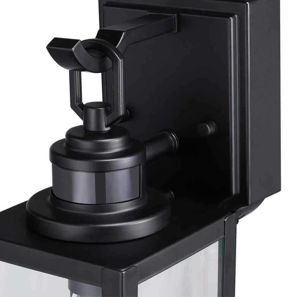 Westinghouse Lighting Victoria 1-Light Matte Black Outdoor Wall Lantern Sconce