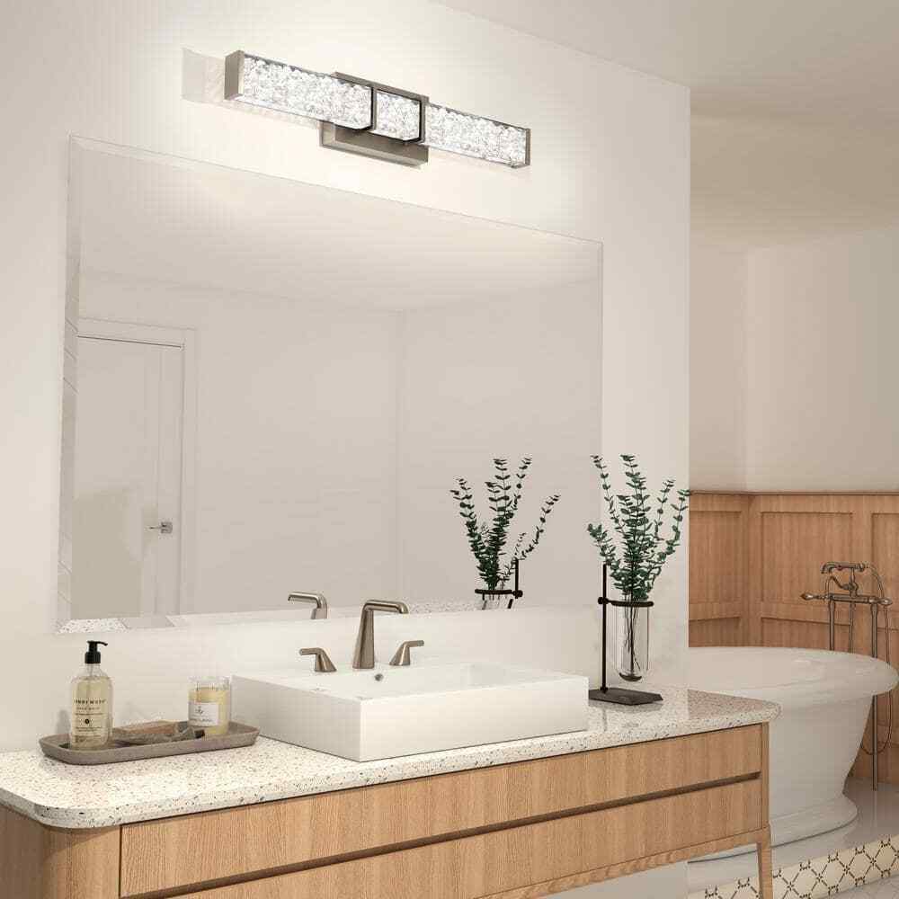 Artika Riviera 27 in. 1-Light Chrome LED Vanity Light Bar VAN-RIV