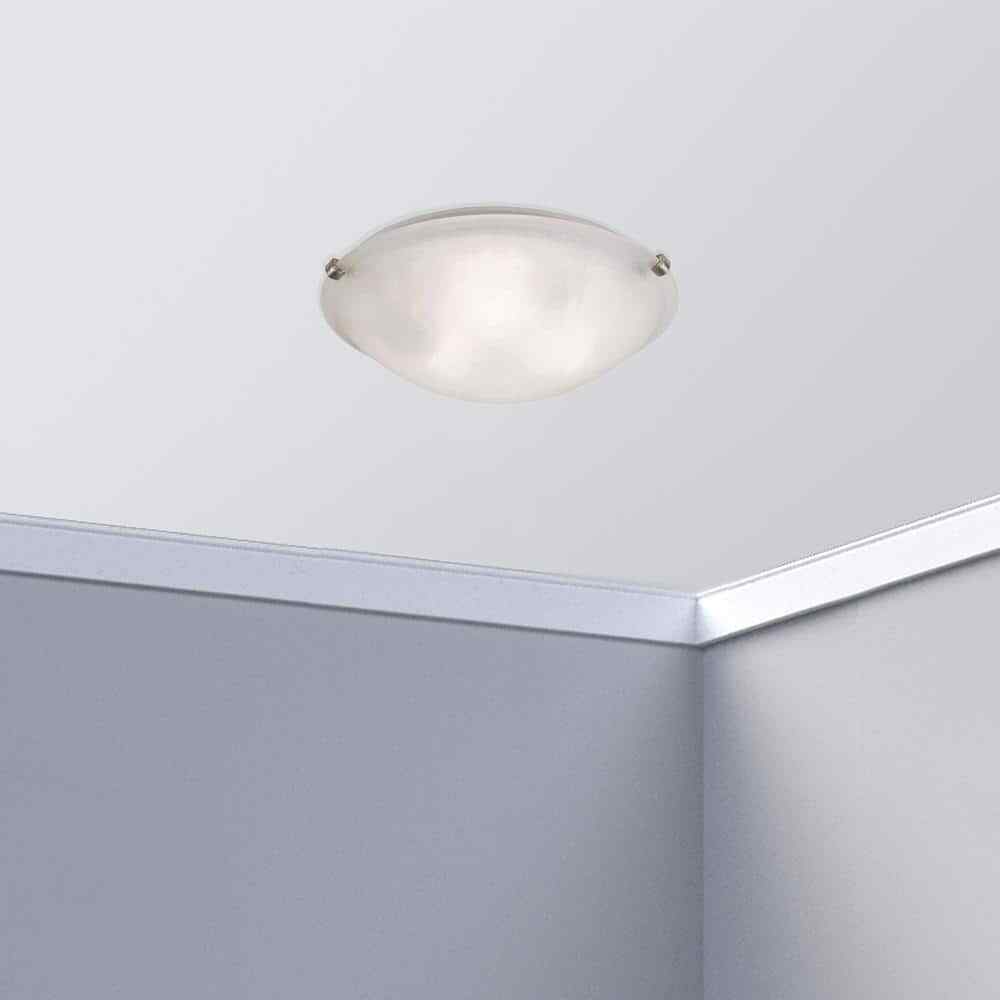 Bel Air Lighting Constellation 16 in. 3-Light Brushed Nickel Ceiling Light