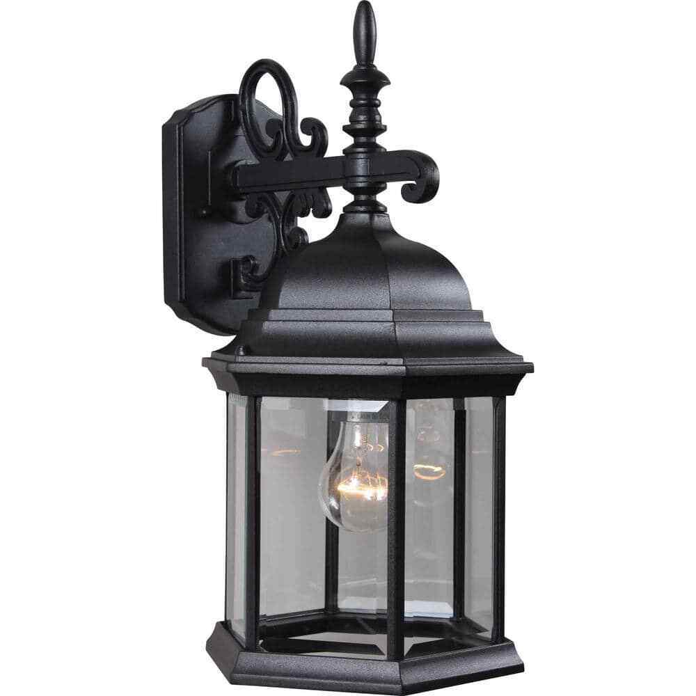 Volume Lighting 1-Light Black Outdoor Wall Sconce V8120-5