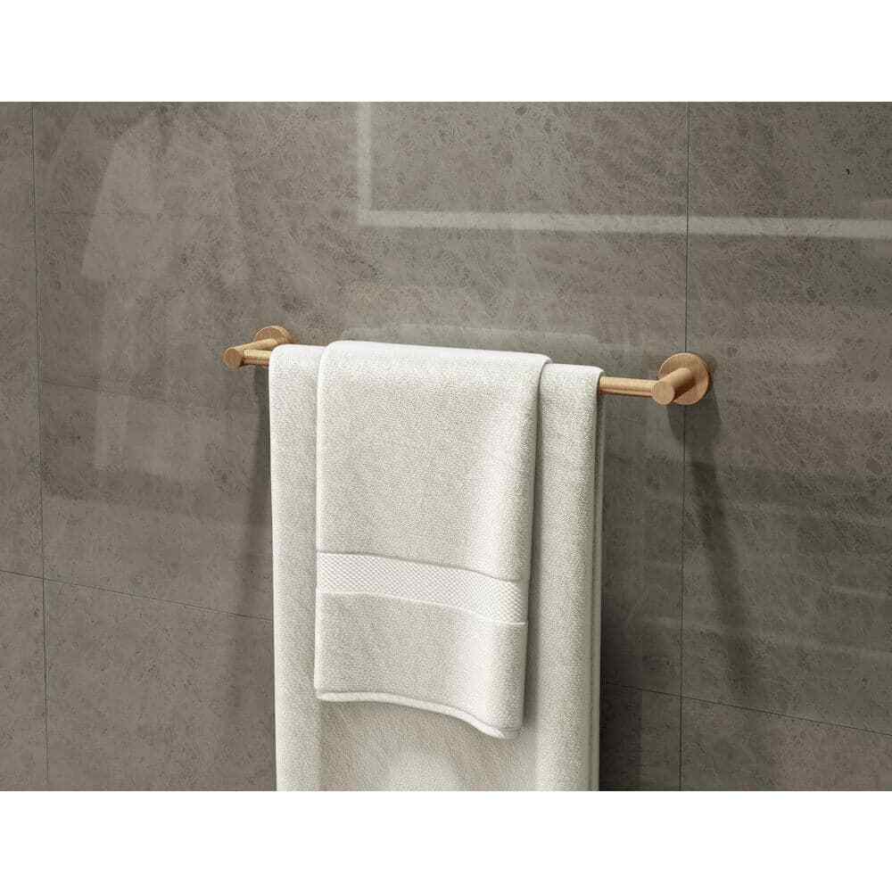 Symmons Dia 18 in. Wall-Mounted Towel Bar in Brushed Bronze