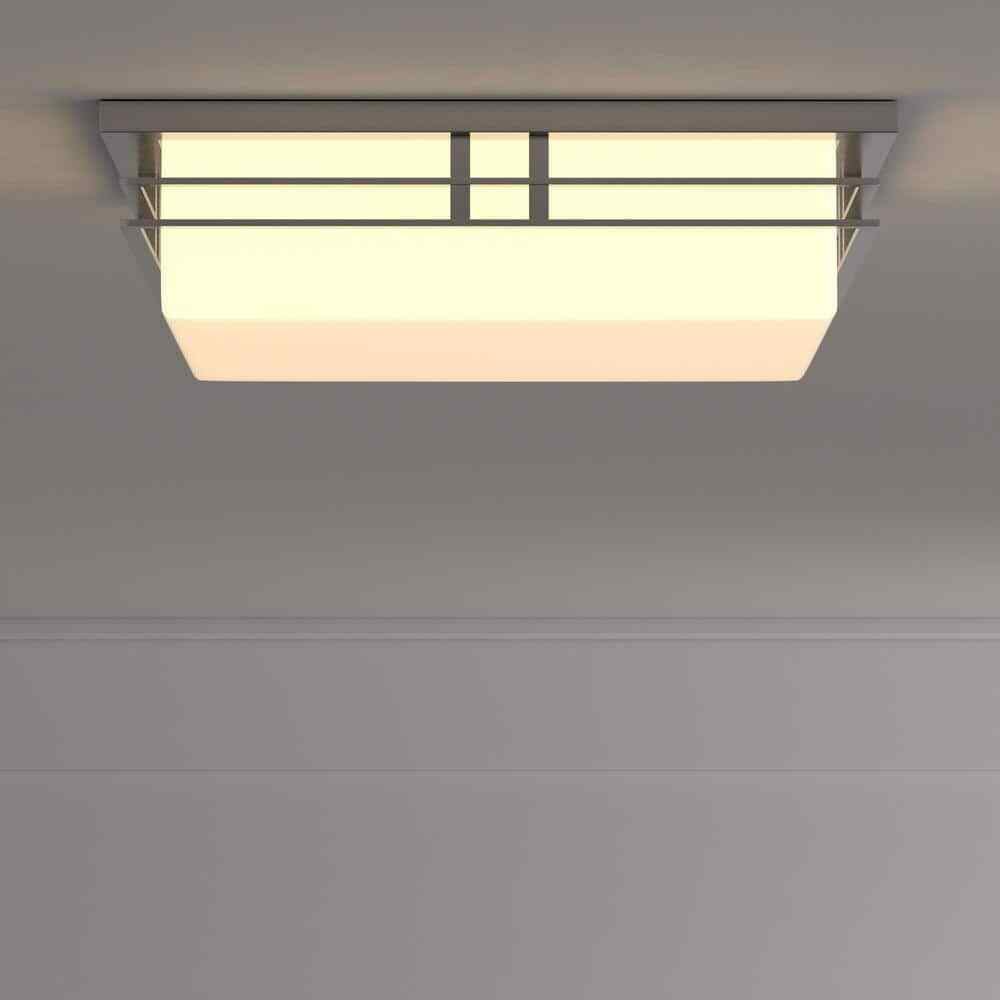 Progress Lighting Helm Collection 14 in.Modern LED Flush Mount Bedroom Light