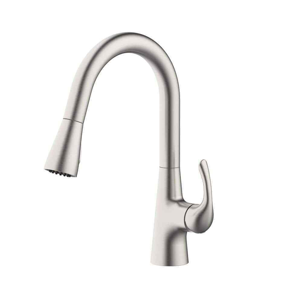 Glacier Bay Clare Single-Handle Pull-Down Laundry Utility Faucet Stainless Steel