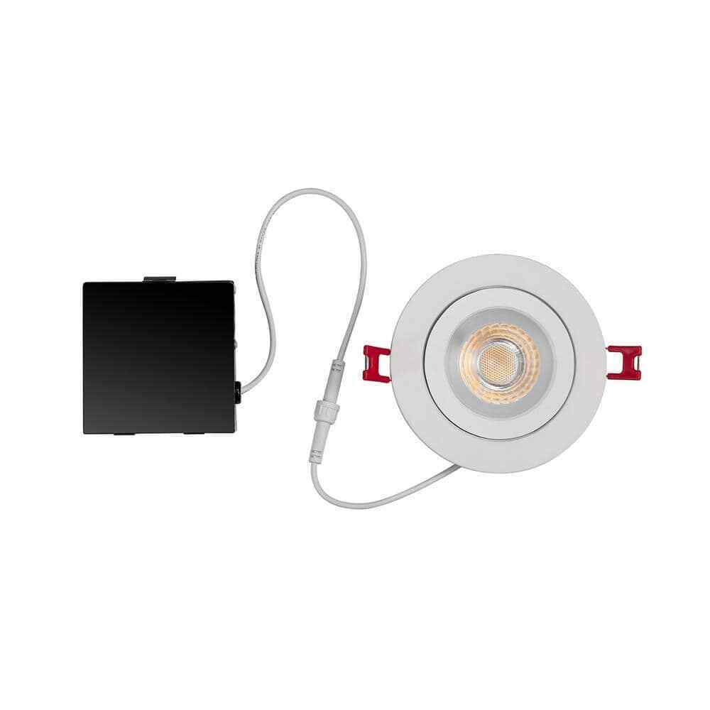 Commercial Electric Ultra-Spot 4 in. Canless Recessed Integrated LED Kit