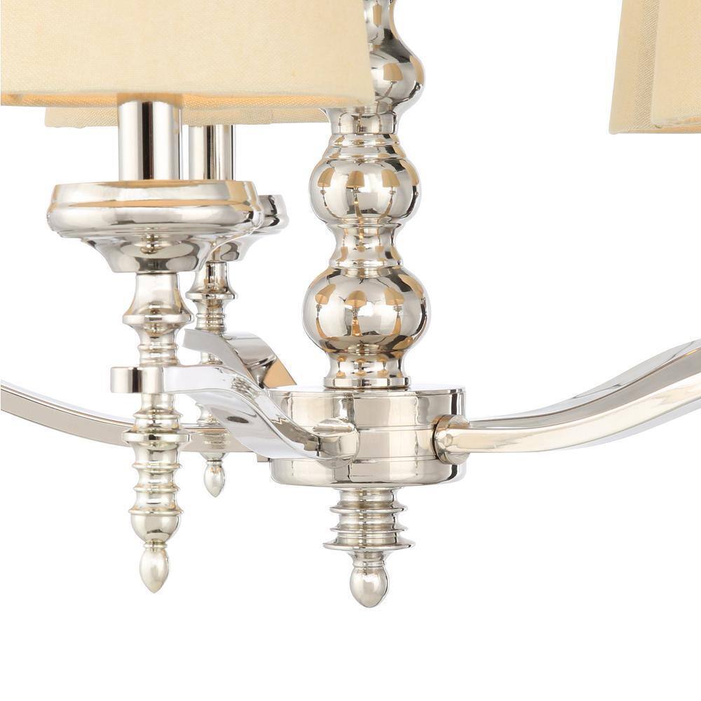 World Imports Jana Collection Polished Nickel Chandelier Hanging Light Fixture