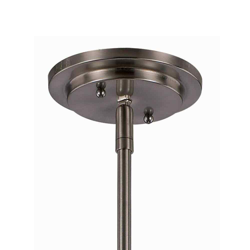 Bel Air Lighting Mod Pod 1-Light Brushed Nickel Hanging Pendant Light Fixture