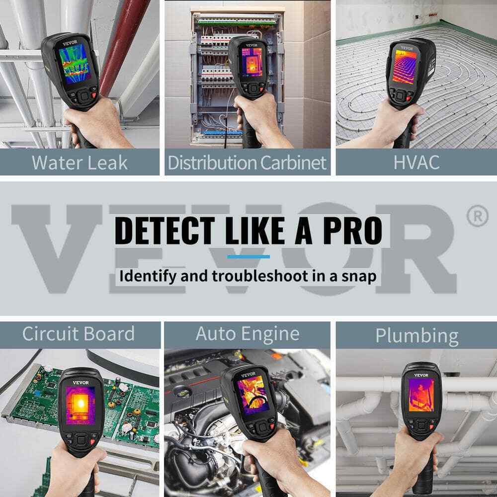 VEVOR Thermal Imaging Camera 240x180 IR Resolution 43200 Pixel Infrared Camera