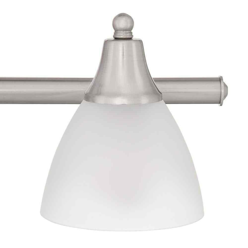 Globe Electric Estorial 3-Light Vanity w/ Frosted Glass Shades Bath Set 5-Piece
