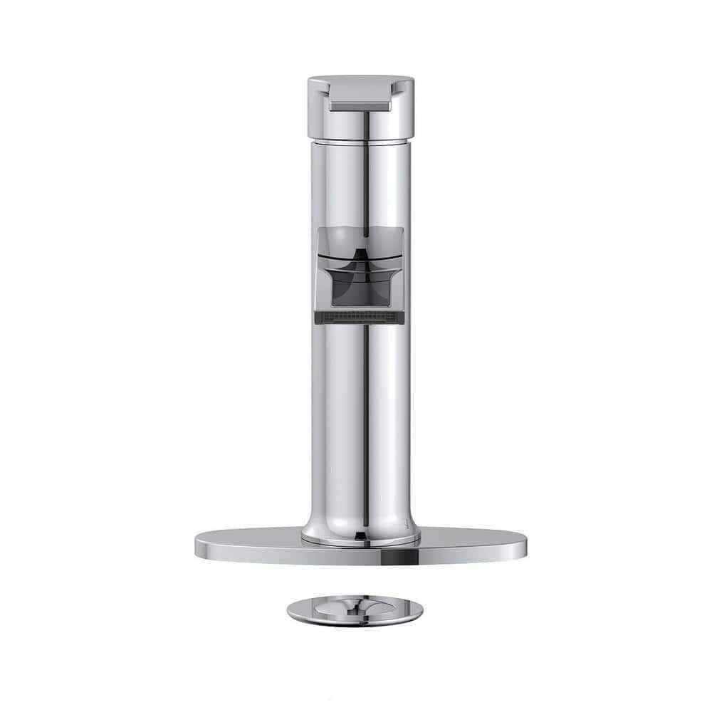 Garrick Single Hole Single Handle Bathroom Faucet in Polished Chrome