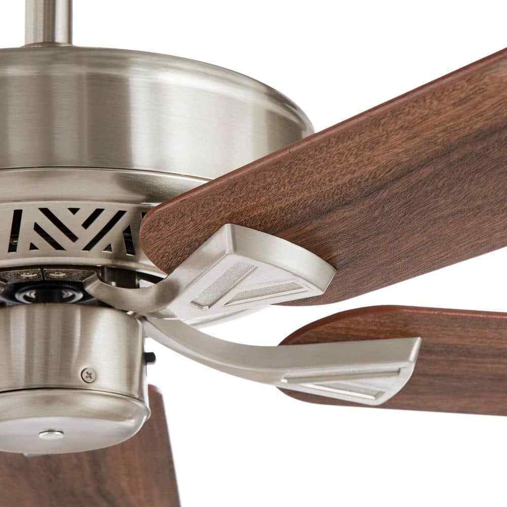Hampton Bay Chatfield 52 in. Indoor Brushed Nickel Ceiling Fan