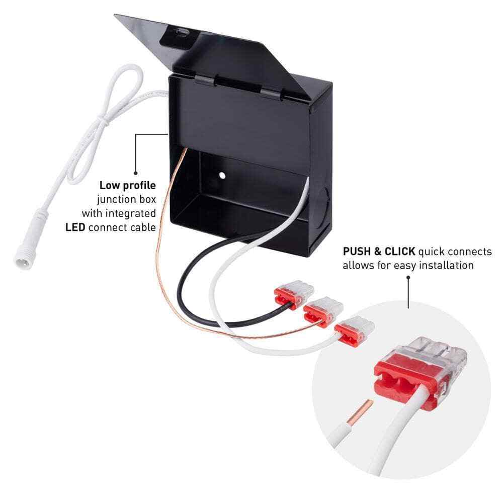 Commercial Electric 4 in. Selectable Color Canless Recessed Integrated LED Kit