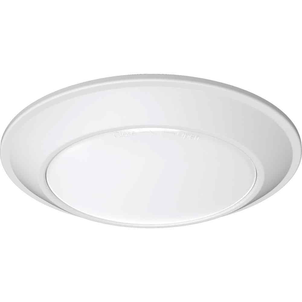 Juno JSBT 7.72 in. Matte White Wet Location Integrated LED Flush Mount Fixture