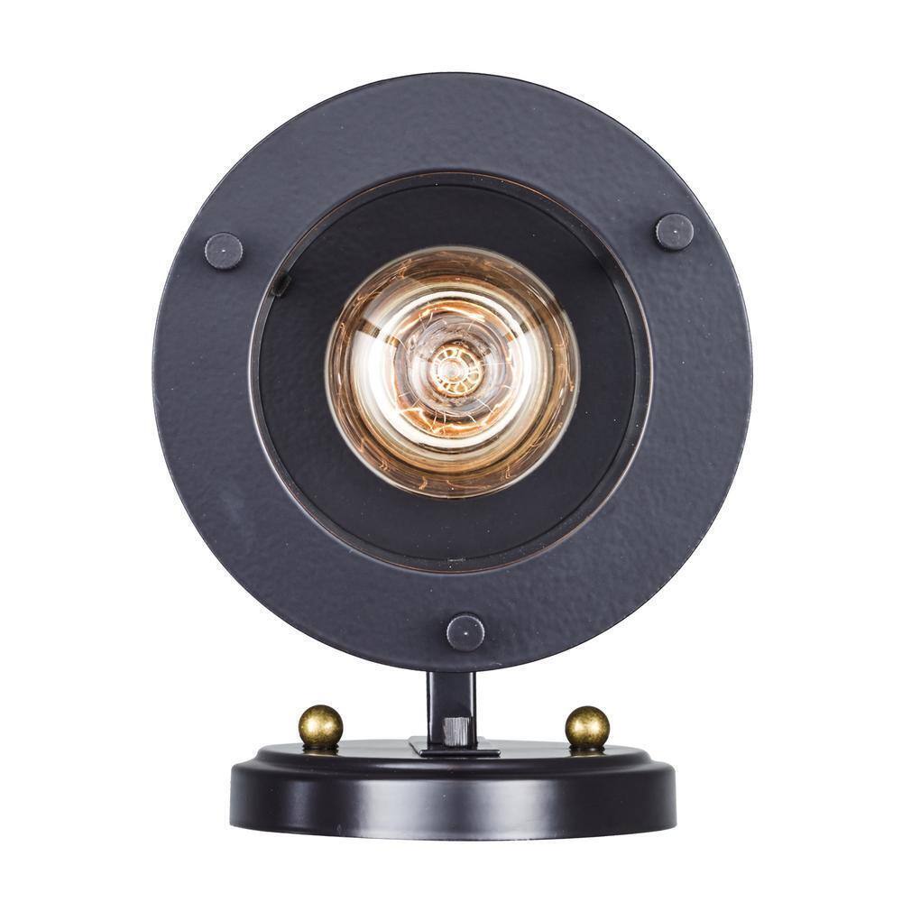 Bel Air Lighting Blues 15.5 in Rubbed Bronze and Antique Gold Outdoor Wall Light