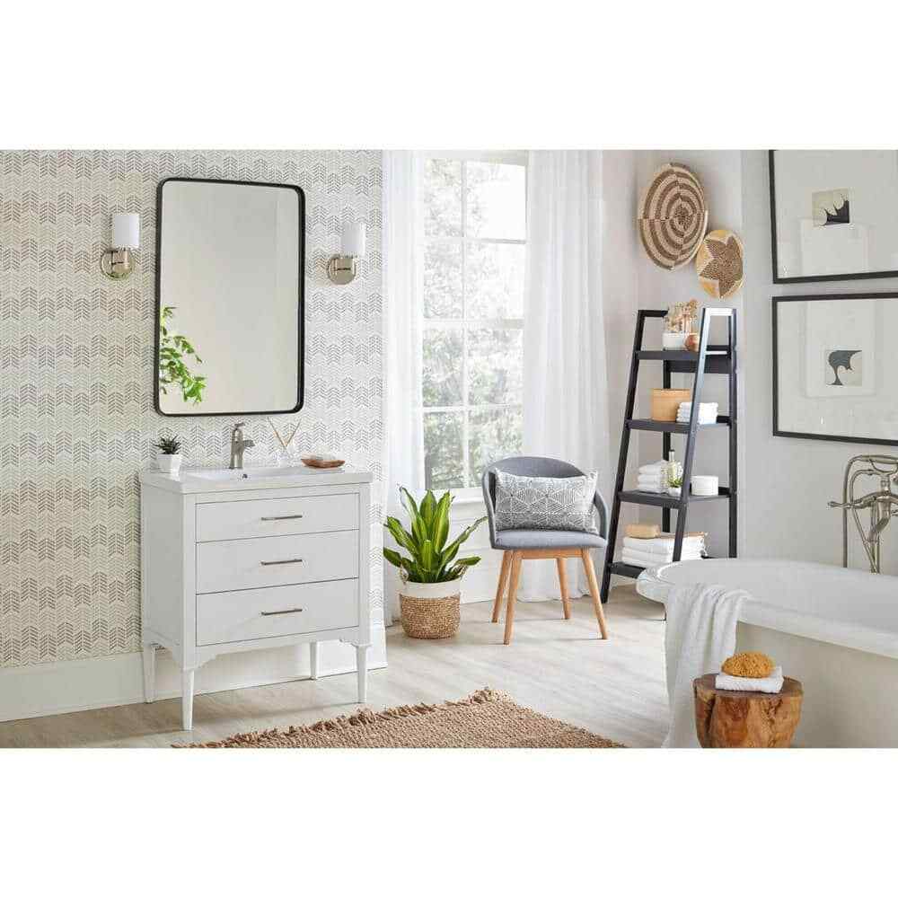 Progress Lighting Replay Collection 1-Light Polished Nickel Vanity Wall Light