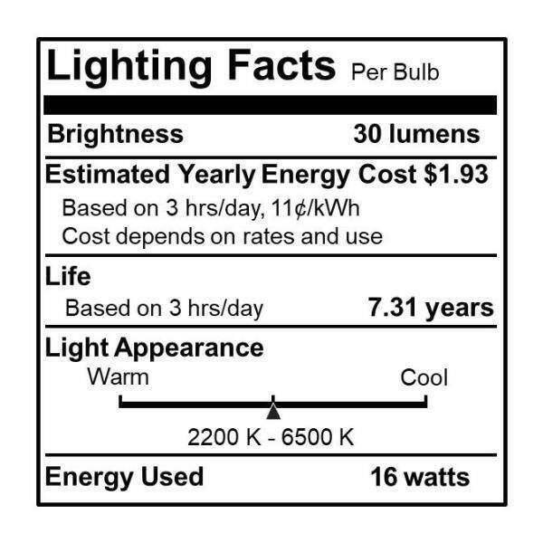 Bulbrite 36 ft. Plug-in S14 Shatter Resistant LED Smart Black String Light