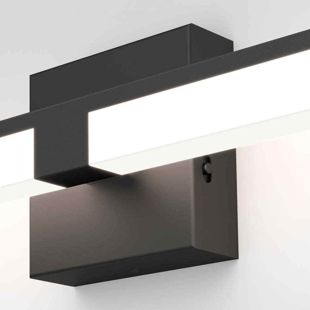 Artika Tivoli 27 in. Integrated LED Matte Black Vanity Light Bar Wall Fixture