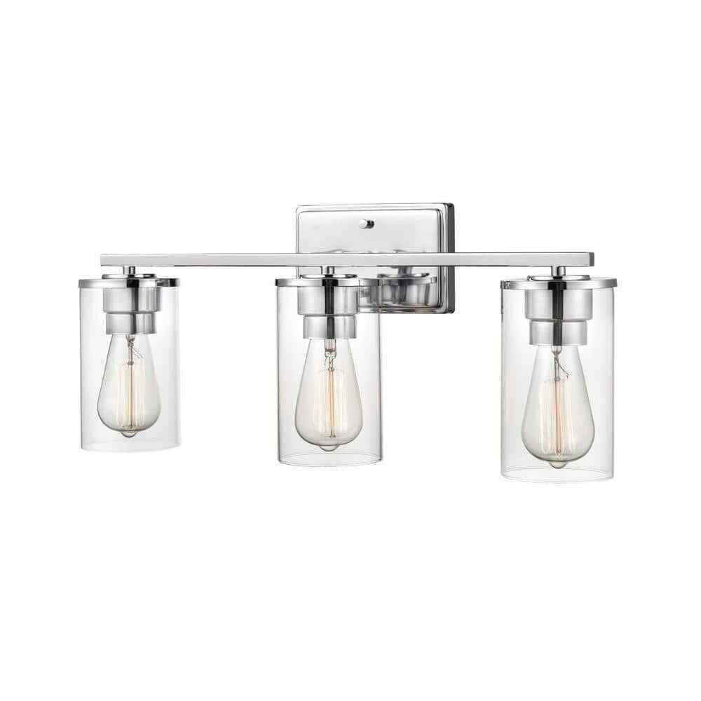 Millennium Lighting Verlana 22 in. 3-Light Chrome Bathroom Vanity Light