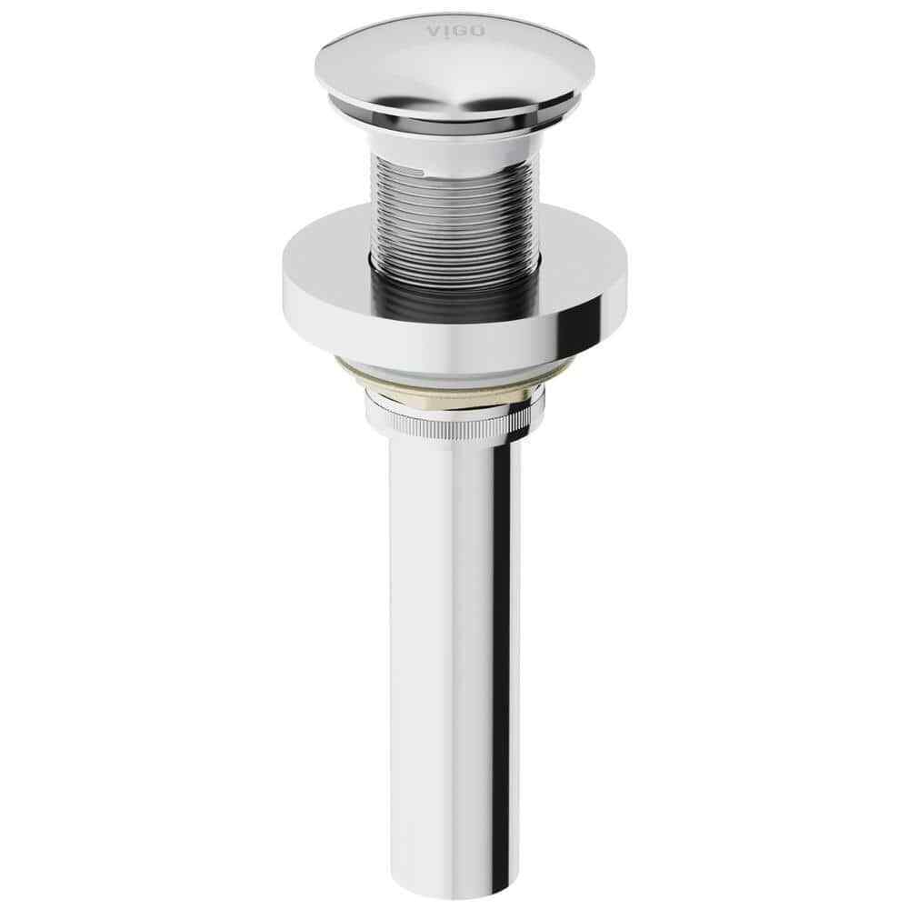 VIGO Vessel Bathroom Sink Pop-Up Drain and Mounting Ring in Chrome VG07000CH