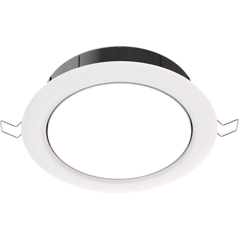 6 in. Tunable Canless Adjustable Integrated LED Recessed Light Downlight Trim