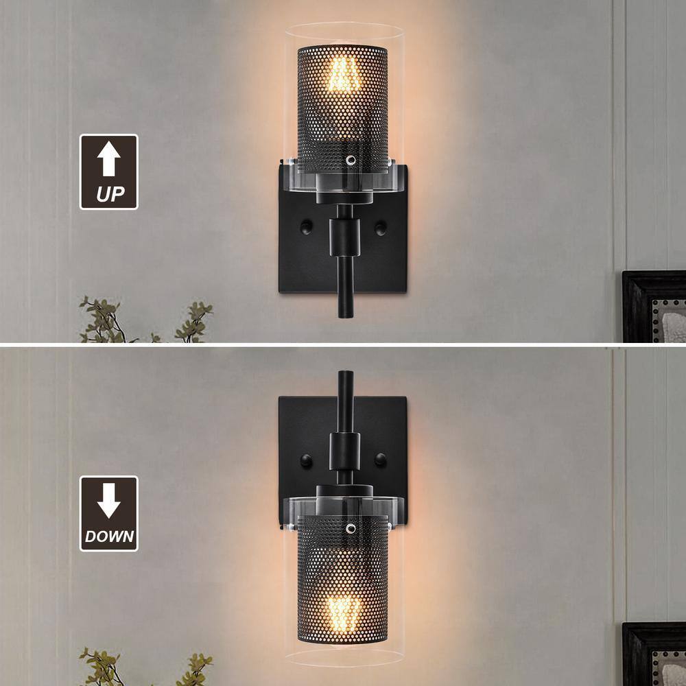 EDISLIVE Fraga 4.72 in. 1-Light Vanity Light Fixture Wall Sconce