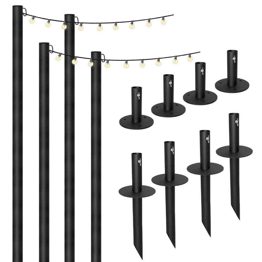 EXCELLO GLOBAL PRODUCTS Outdoor 100 ft. Plug-in Globe Bulb String Light