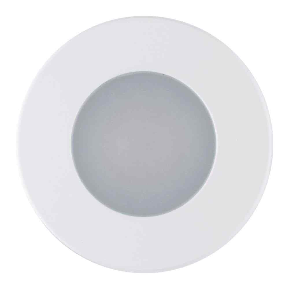 Globe Electric 4 in. White Recessed Circular Shower Lighting Kit 90663