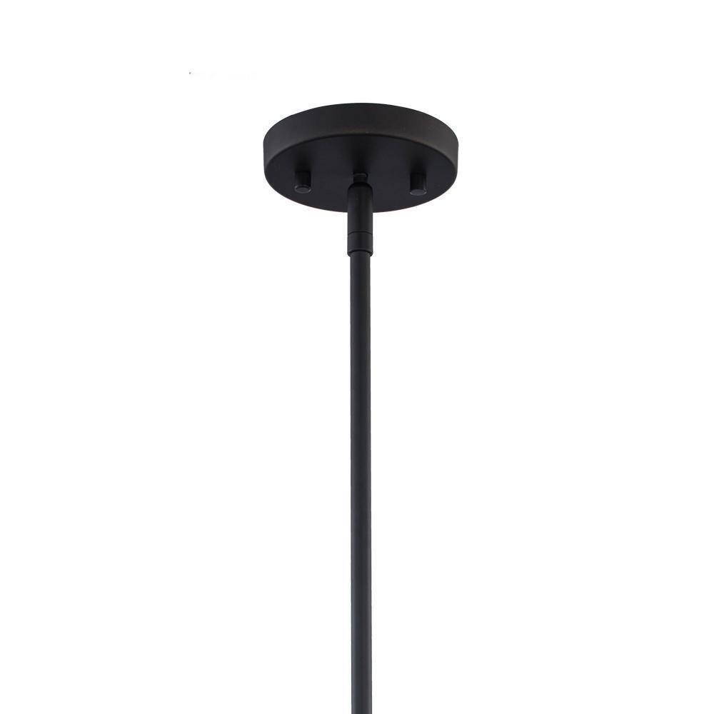 Bel Air Lighting Crosby 1-Light Black Mini Pendant Light Fixture